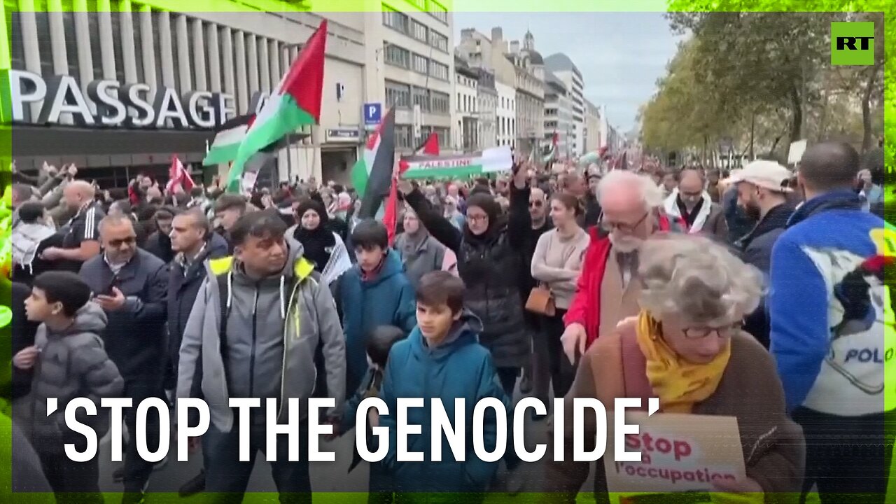 Largest anti-Israel protest in Brussels since Lebanon invasion