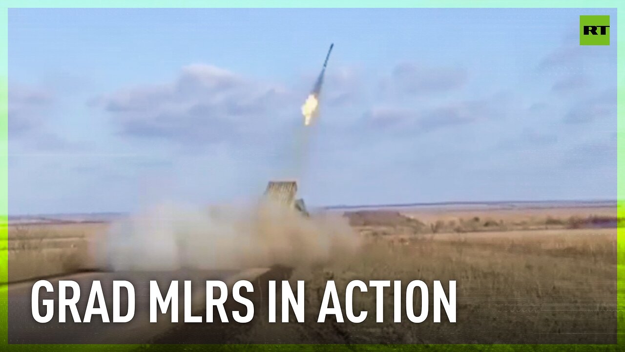 Russian Grad MLRS deployed to destroy enemy positions