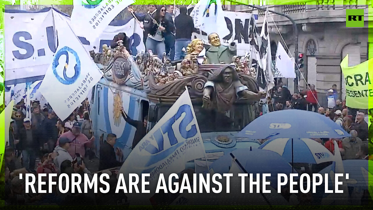 Buenos Aires streets flooded with anti-Milei rally