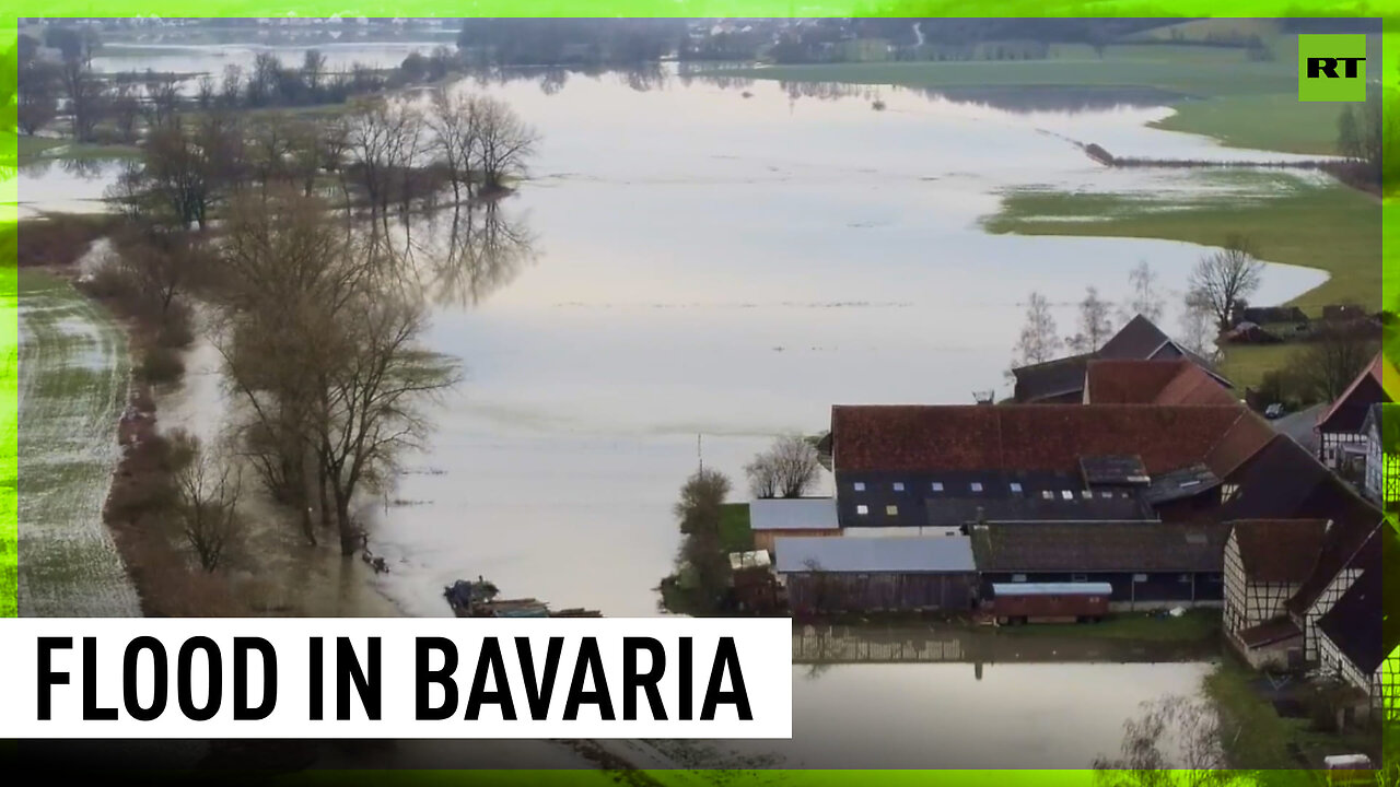 Northern Bavaria flooded by heavy rains