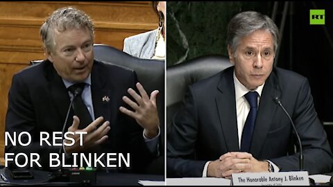 Senator Rand Paul grills Blinken on Afghanistan withdrawal