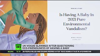 UK Vogue questions the eco-friendliness of bringing a baby into this world