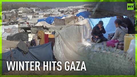 Gaza faces harsh winter as displaced Palestinians struggle for warmth