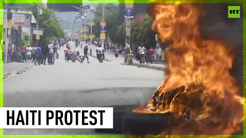 'We will die standing up' | Chaos at anti-Haitian PM protest