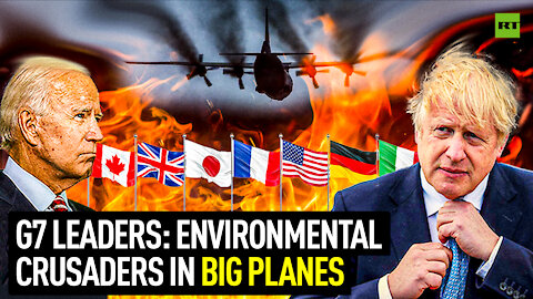 G7 environmental crusaders in big planes