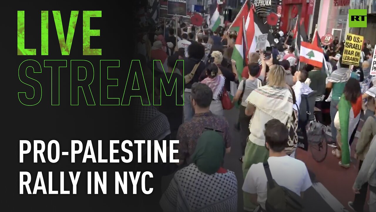 Pro-Gaza rally takes place in NYC ahead of conflict anniversary