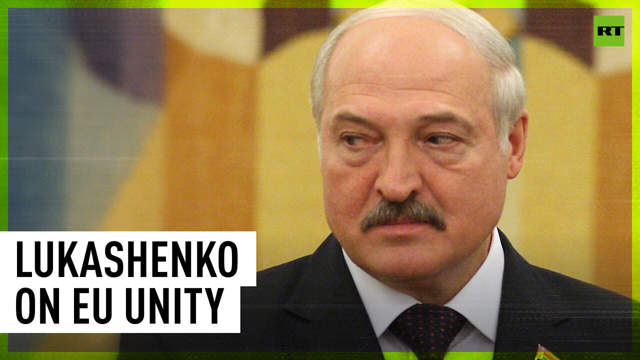 ‘Why can’t we act in the same manner?’ - Lukashenko on EU unity