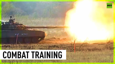 Russian conscripts undergo military training