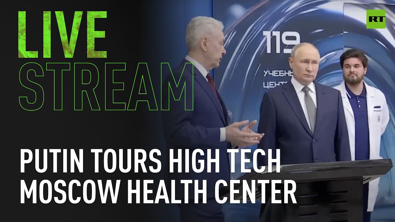 Putin tours high tech Moscow health center [NAT SOUND]