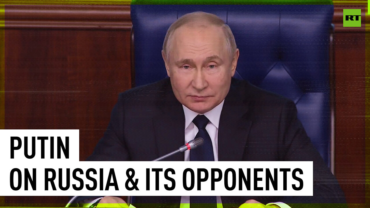 Strategic opponents want to cut Russia into pieces - Putin