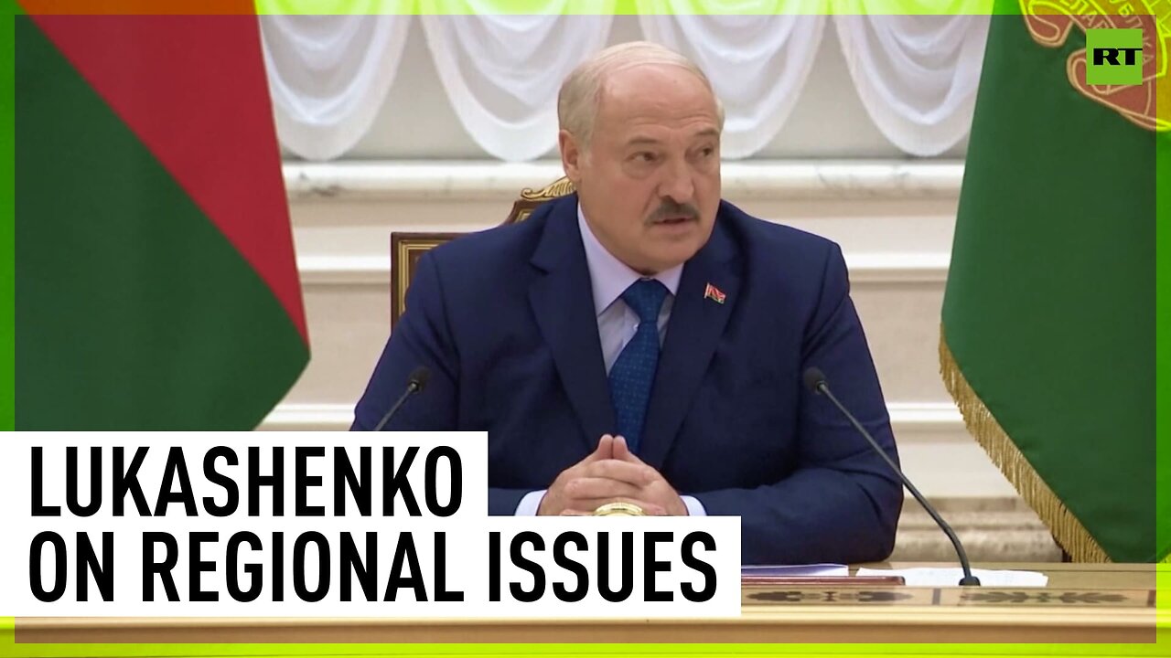 Lukashenko holds press briefing, discusses current regional issues