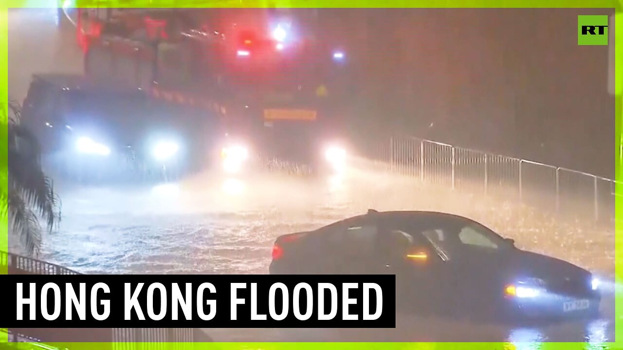 Record-breaking rainfall hits Hong Kong