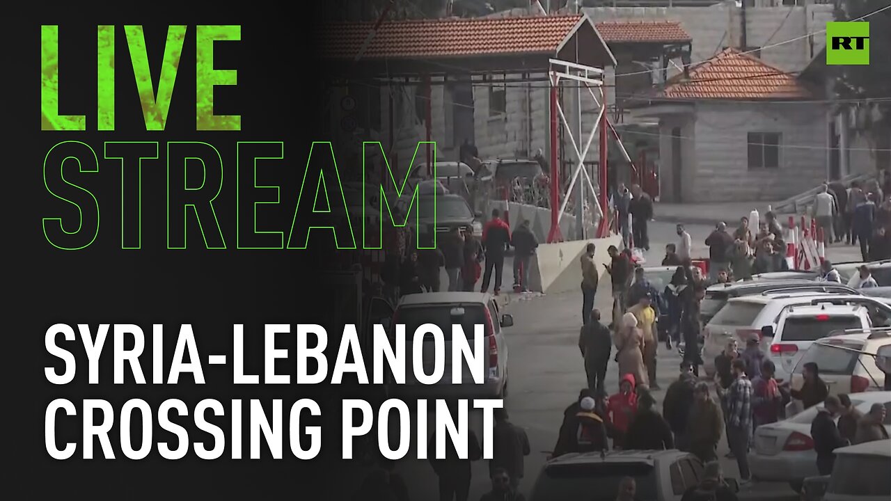 Live from the only crossing point opened between Lebanon and Syria