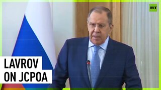 Lavrov slams inconsistent US approach to international issues including JCPOA