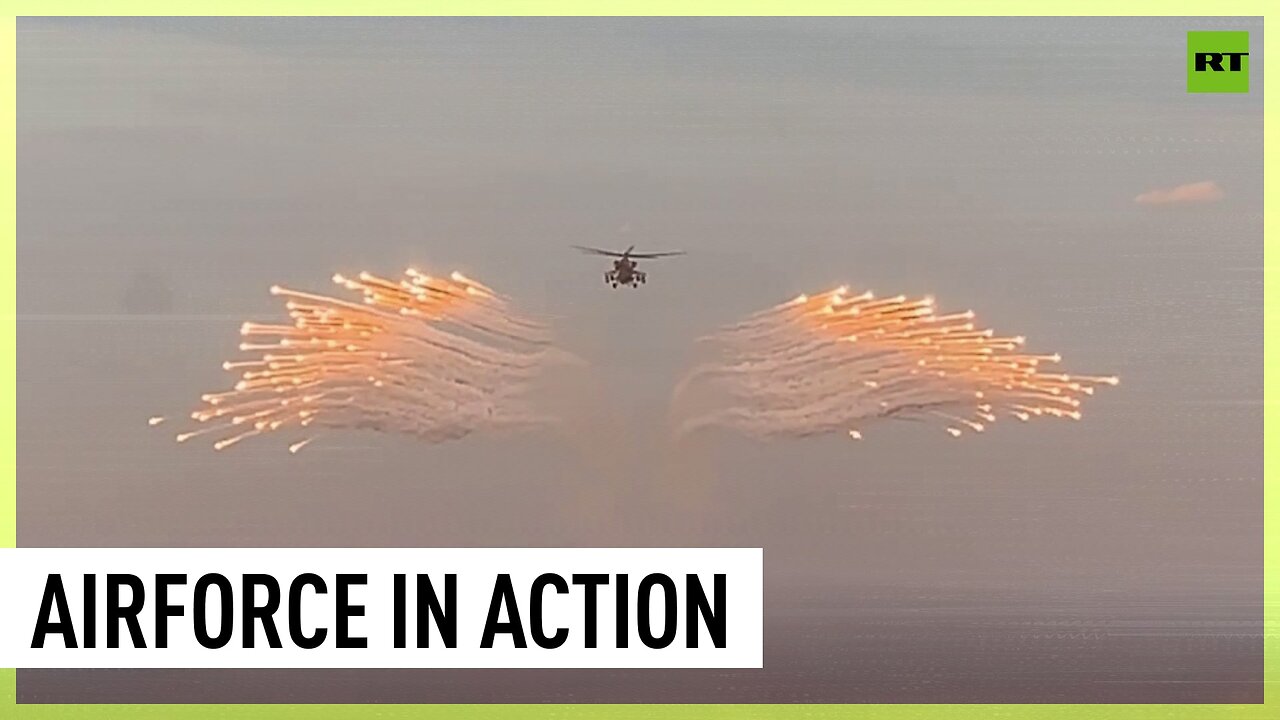 Russian helicopters strike Ukrainian positions