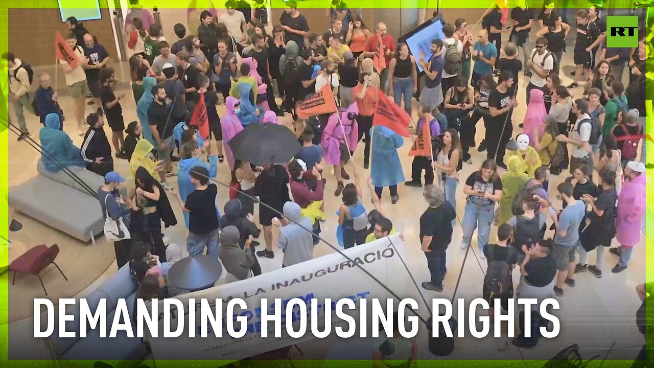 Protesters storm Catalan govt's HQ over real estate fair