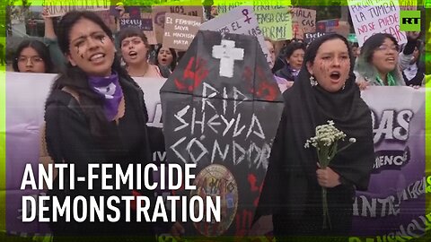 Women march against femicide and gender-based violence in Peru