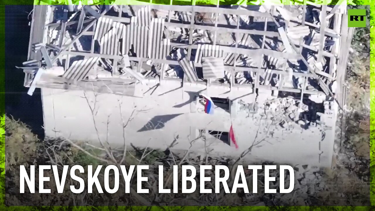 Russian flag flies over LPR's Nevskoye village as troops take control