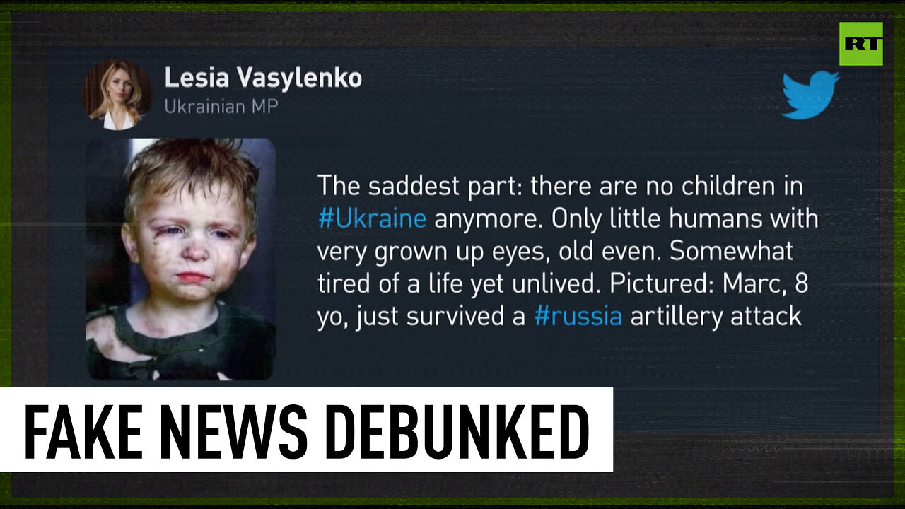 Ukrainian MP posts fake claim passing off old photo as child victim