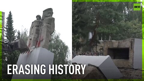 Poles destroy Soviet ‘Brotherhood in Arms’ monument