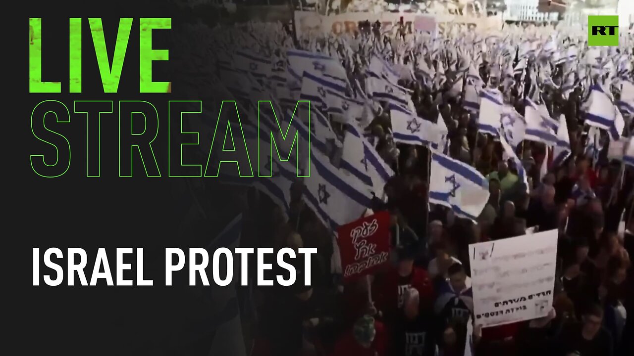 Anti-government protesters rally in Tel Aviv