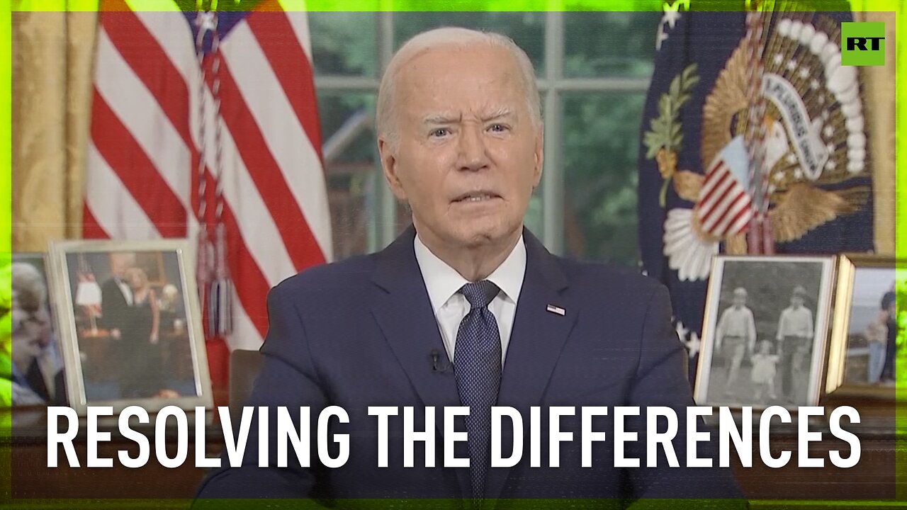 In America, we resolve our differences at the ballot box – Biden