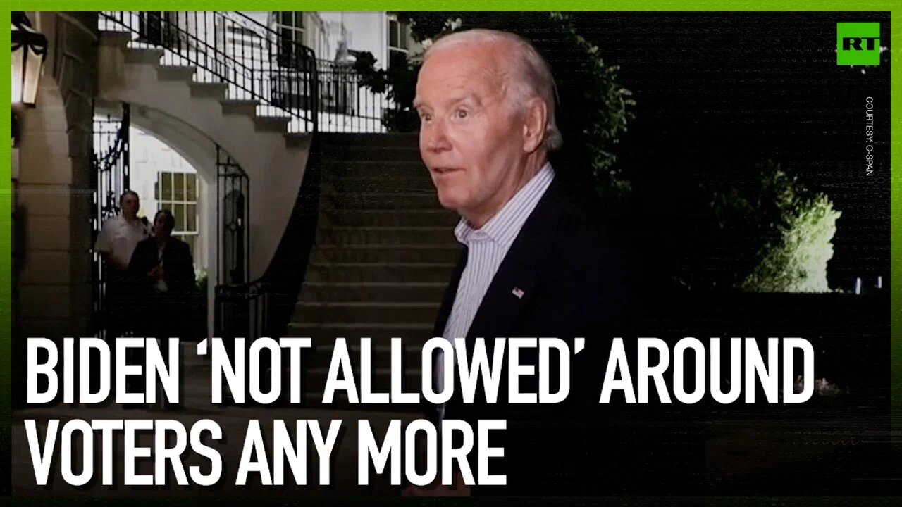 Biden ‘not allowed’ around voters any more