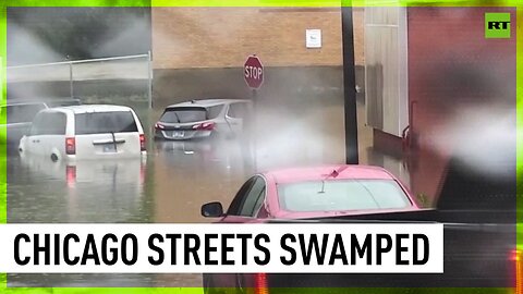 Heavy rains flood Chicago streets, forcing cancellation of NASCAR race