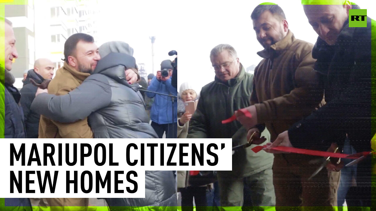 Mariupol families receive keys to brand new apartments