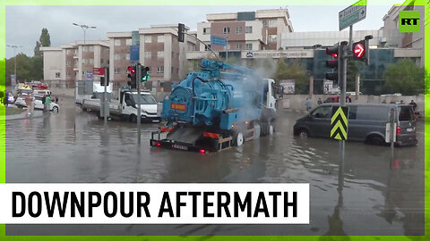 Istanbul inundated as Türkiye hit with thunderstorms