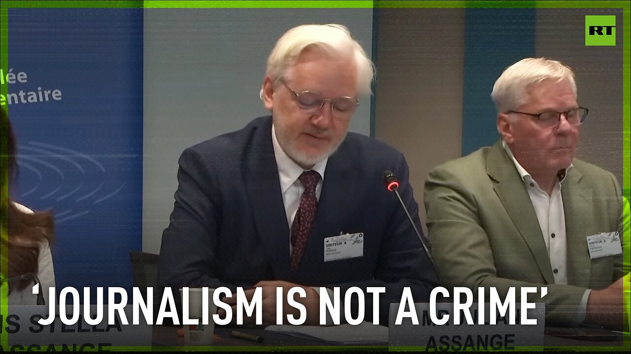 Journalism is not a crime - Julian Assange