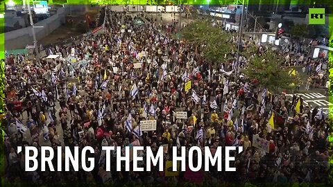 ’Victory = hostage deal’ | Thousands rally in Tel Aviv