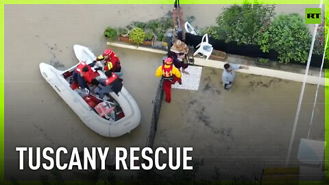 Rescue ops underway in Tuscany amid flooding