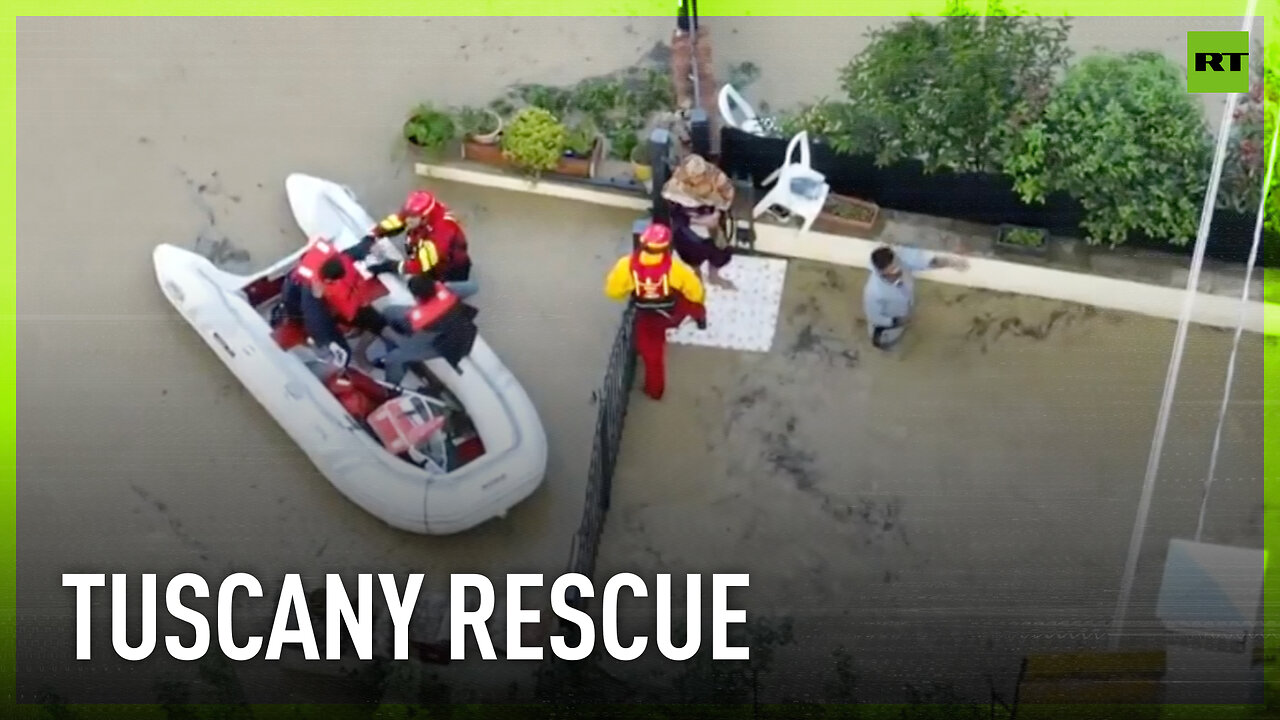 Rescue ops underway in Tuscany amid flooding