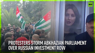 Protesters storm Abkhazian parliament over Russian investment row