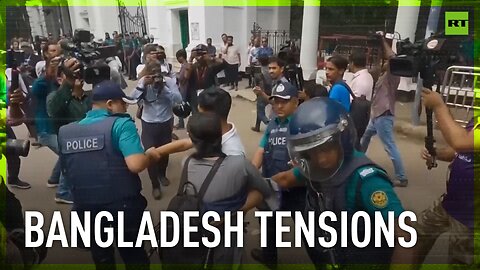 Violence erupts as demonstrators demand release of detained in Bangladeshi protests