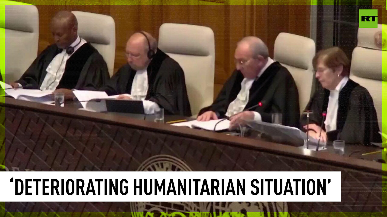 ❗️Humanitarian situation in Gaza is at risk of deteriorating further - ICJ president