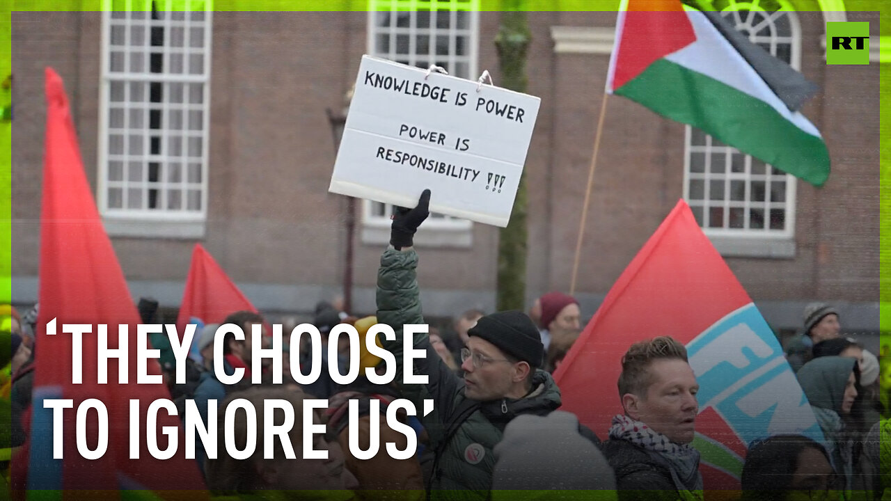 Amsterdam students demand suspending ties with Israel