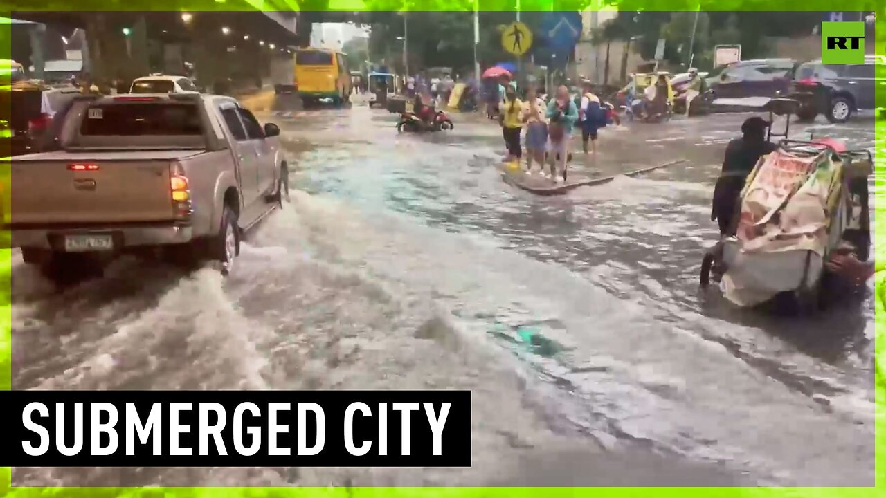 Manila flooded after heavy torrential rain