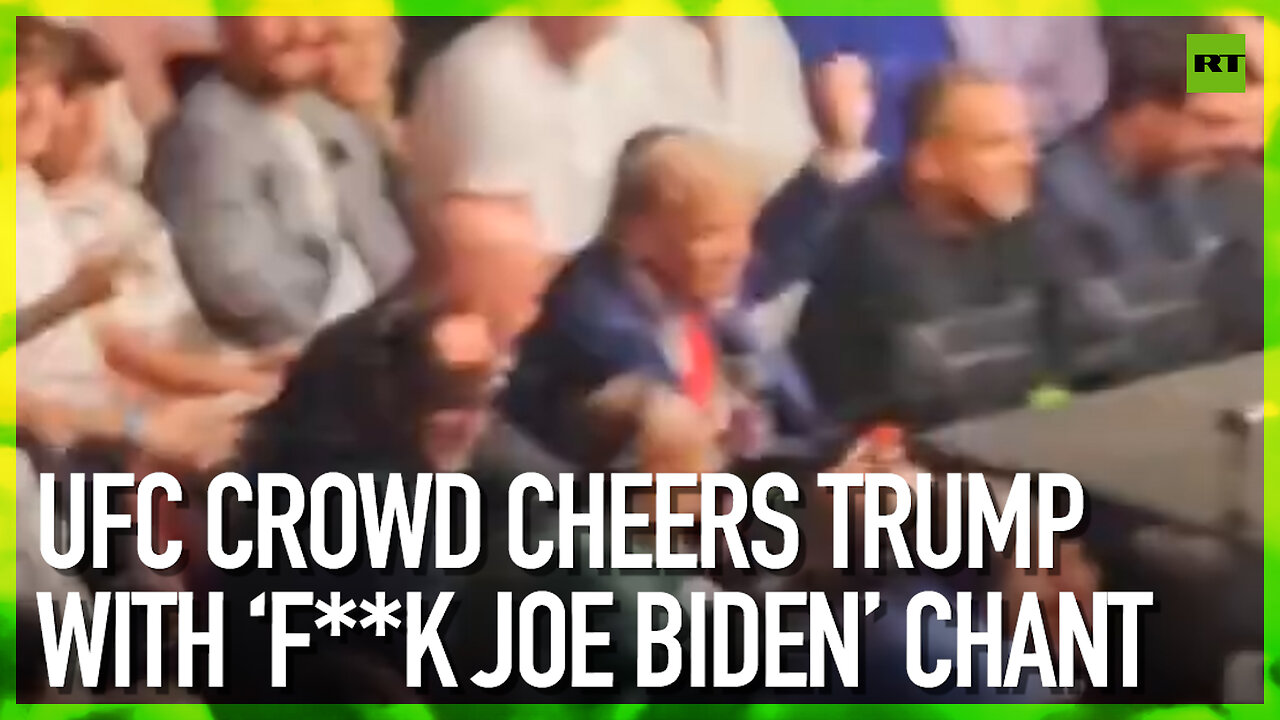 UFC crowd cheers Trump with ‘f**k Joe Biden’ chant