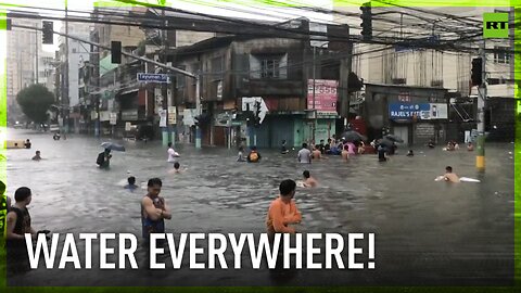 Typhoon Gaemi aftermath: Philippines' National Capital Region submerged