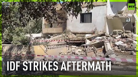 Aftermath of Israeli strikes in Lebanon as death toll rises