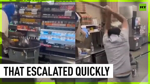 Man attempts to rob a store, ends up pleading for mercy (just wait for it)