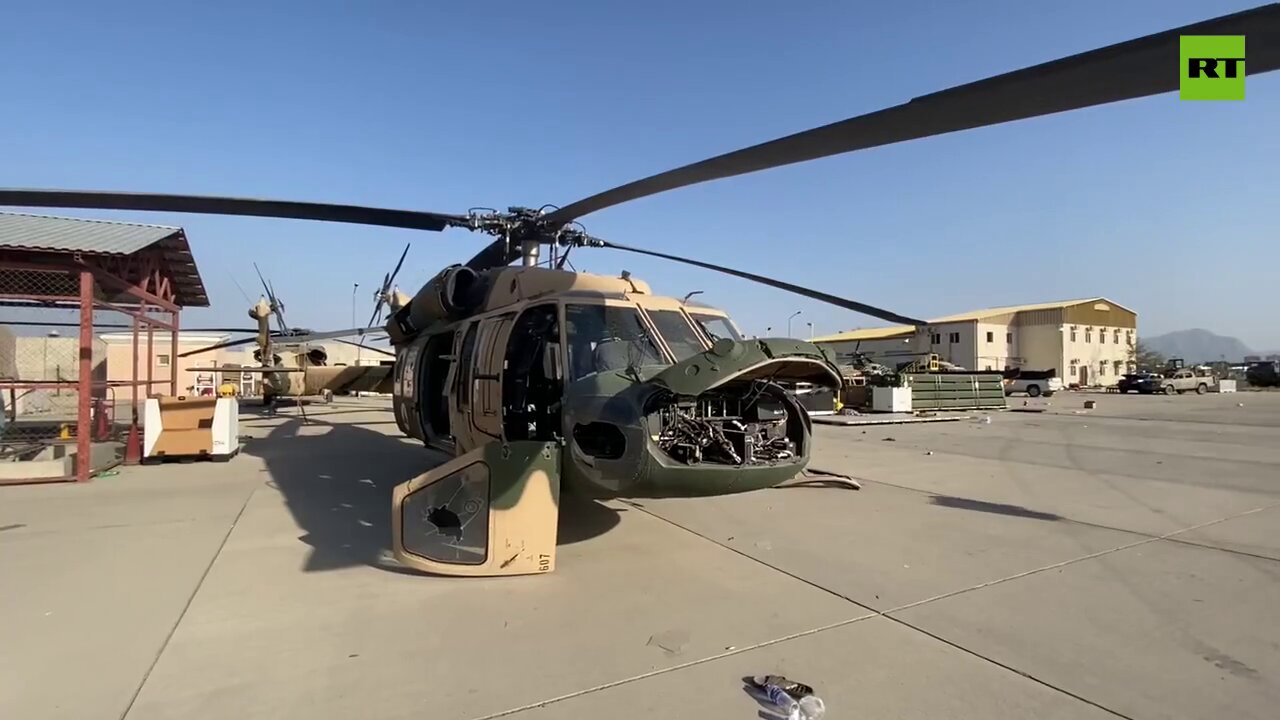 RT’s Murad Gazdiev gives a tour of the spoils abandoned by the US in Afghanistan