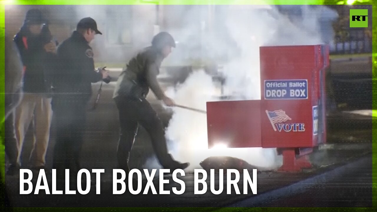 Hundreds of ballots destroyed after ballot boxes set on fire in US