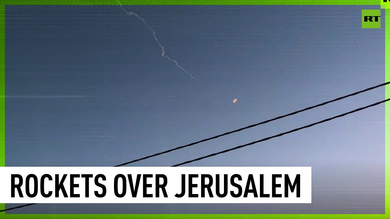 Rockets fly over Jerusalem as Hamas launches attack on city