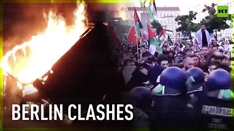 Clashes erupt at pro-Palestinian rally in Berlin
