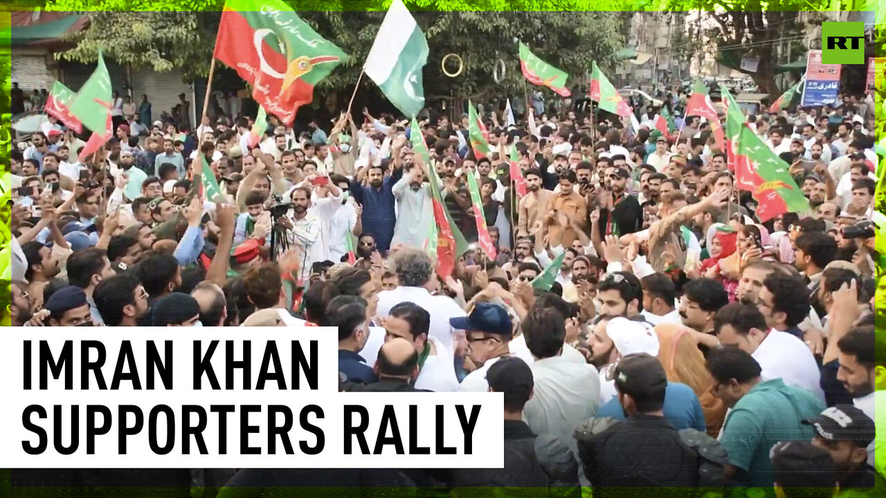 Hundreds protest against PM Imran Khan’s disqualification