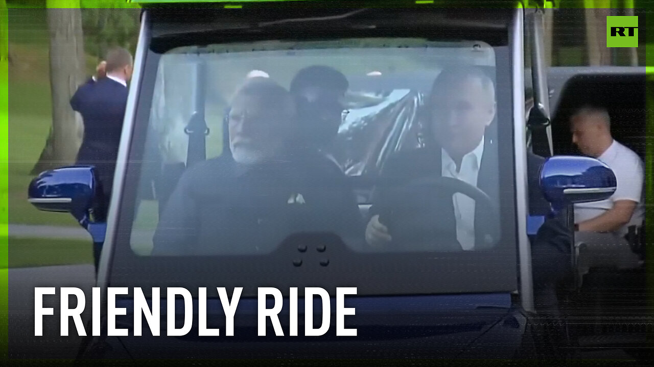Putin takes Modi for a ride in an electrocar