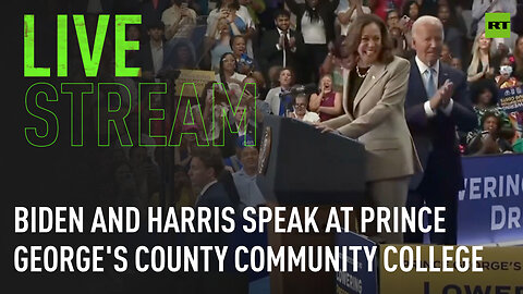 Biden and Harris deliver remarks at Prince George's County Community College in Largo